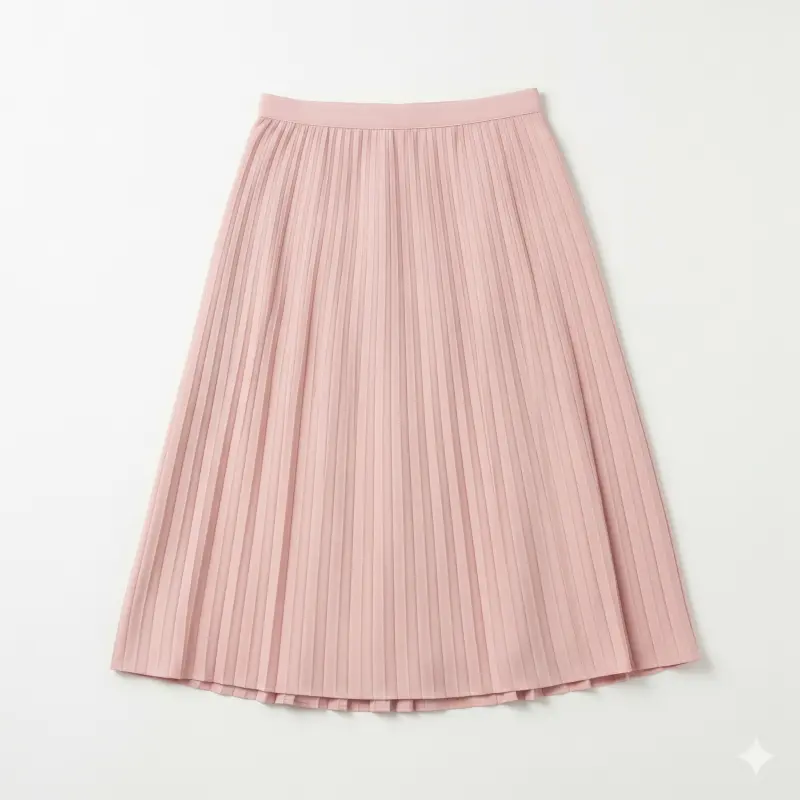 H&M Pleated Midi Skirt