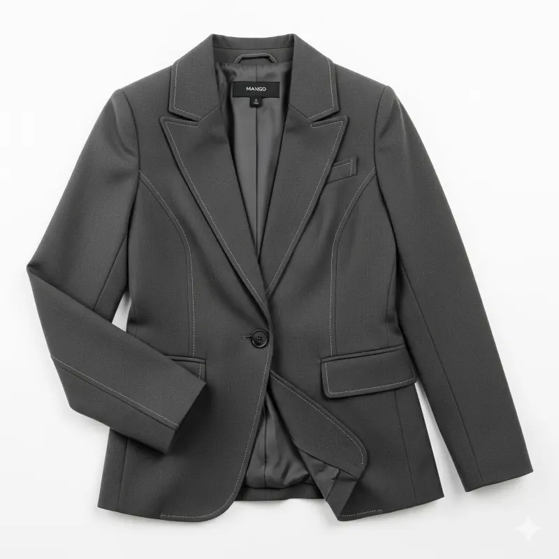 Mango Tailored Suit Blazer