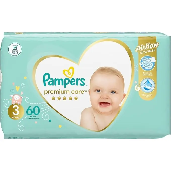 Pampers Premium Care Diapers Size 3